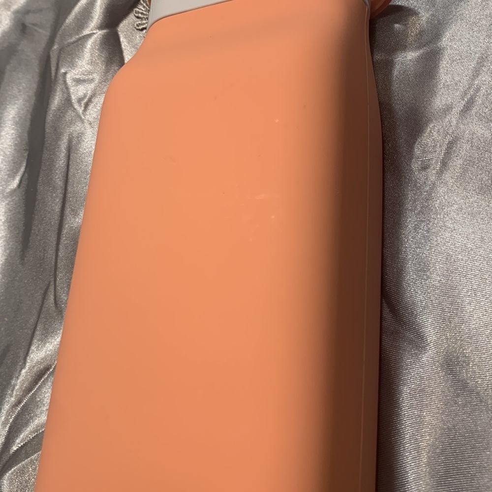 🌹Platinum Silicone • Peach Water Bottle • EPA Free •  600ml 20.5 Oz • - Picture 3 of 7